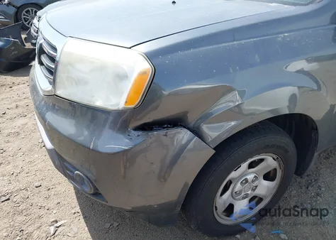2013 Honda Pilot Lx from USA, damaged, VIN 5FNYF3H23DB031100